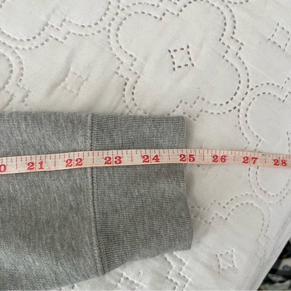 Ralph Lauren Sport Vintage Full Zip Hoodie Gray Pink Pony Cotton Women’s M - Picture 9 of 15